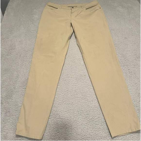 lululemon athletica Other - Lululemon ABC Pant Classic Chino Men Sz 36x33” Stretch Casual Tofino Sand